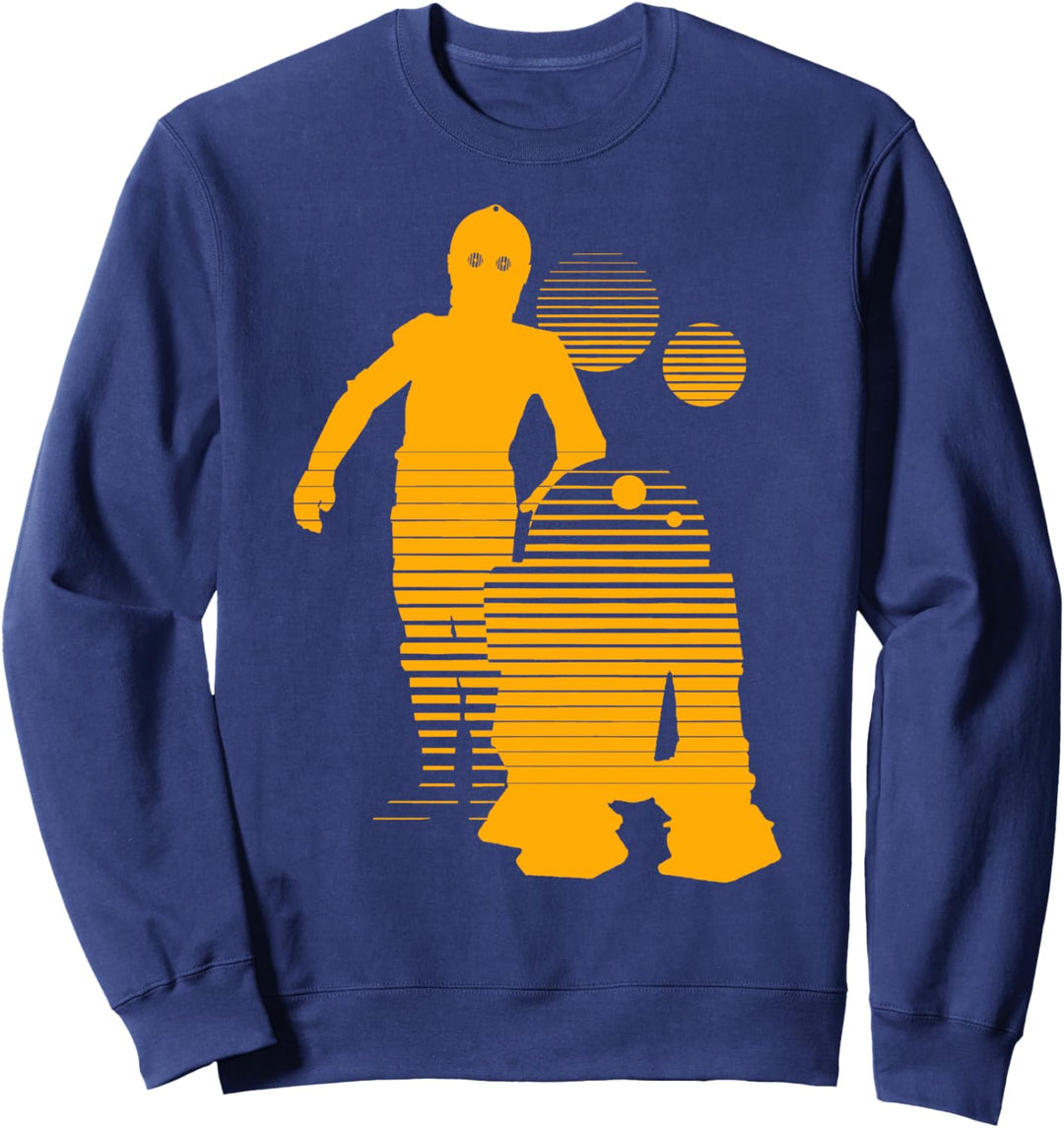 Star Wars R2-D2 & C-3PO Droid Sunset Retro Sweatshirt