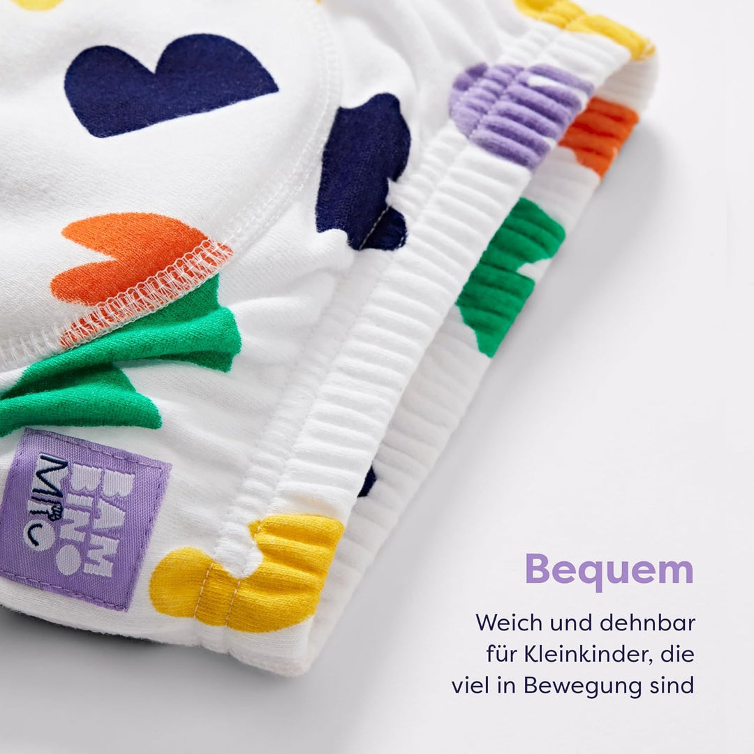 Bambino Mio Unisex Baby Brave Dinos and Toddler Training Underwear, Mehrfarbig, 2-3 Jahre (3er Pack)