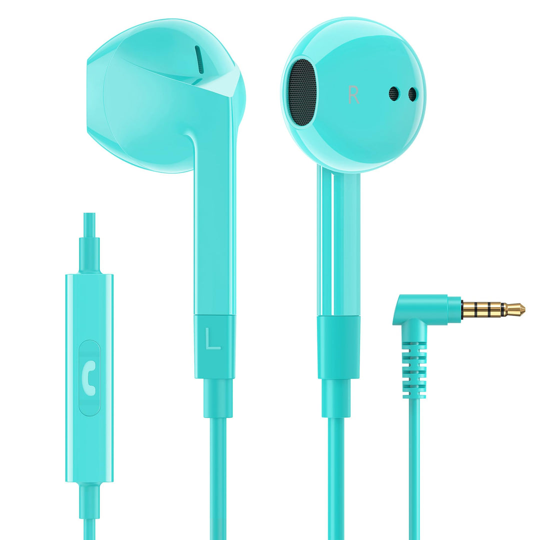LUDOS FEROX Kopfhörer In Ear Kopfhörer mit Kabel und Mikrofon, 5 Jahre Garantie, In Ear Ohrhörer, 3,