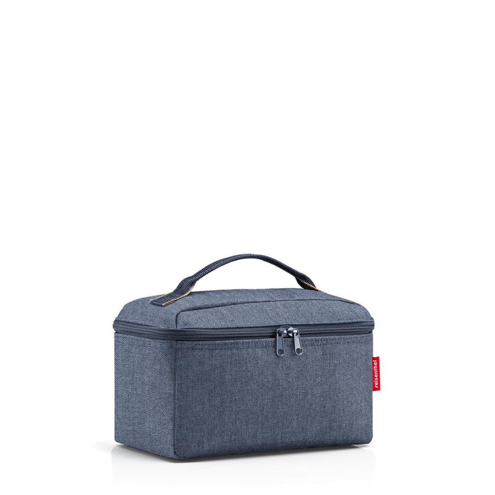 reisenthel beautycase Herringbone Dark Blue - quadratischer Kulturbeutel, Gepäckorganisator, Kosmeti