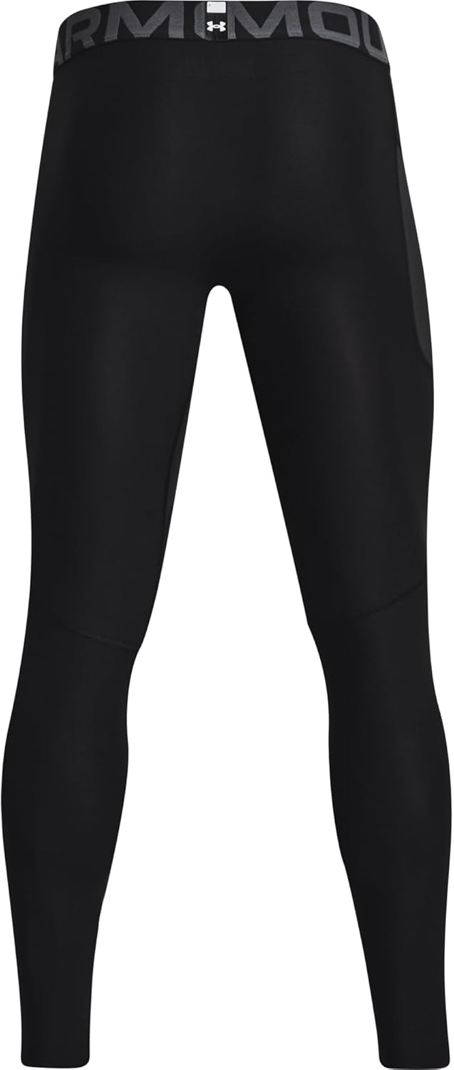 Under Armour Herren Tights HeatGear Compression Black / / White (001) XS Einfarbig, Black / / White