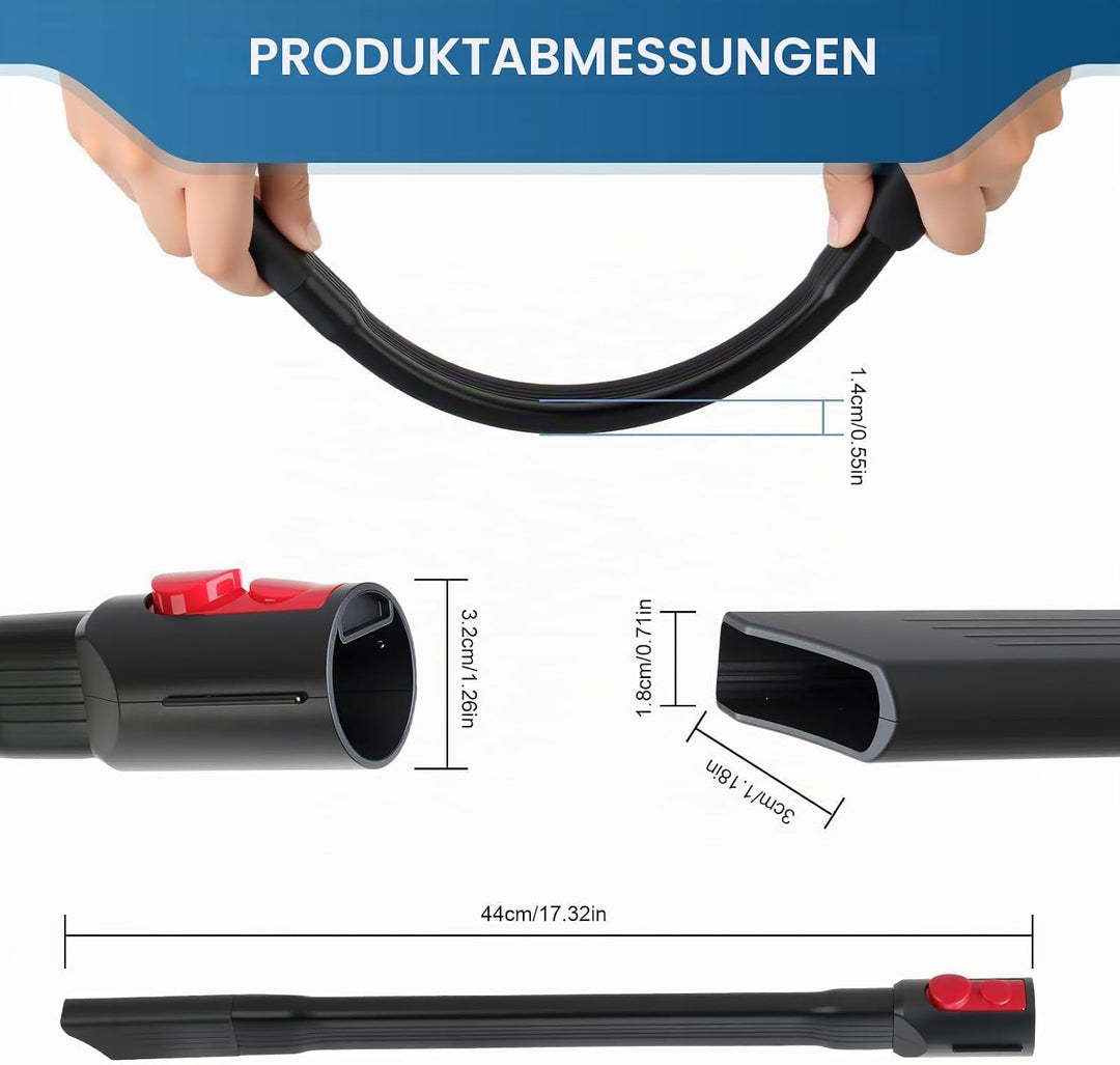 Staubsauger Fugendüse für Dyson Gen5 V15 V12 V7 V8 V10 V11 SV10 SV11 SV12 SV14 44 cm Langer Flexible