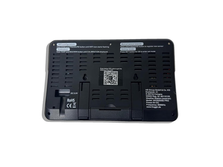 Wetterstation (WH3000SE PRO Displaykonsole), WH3000SE PRO Displaykonsole