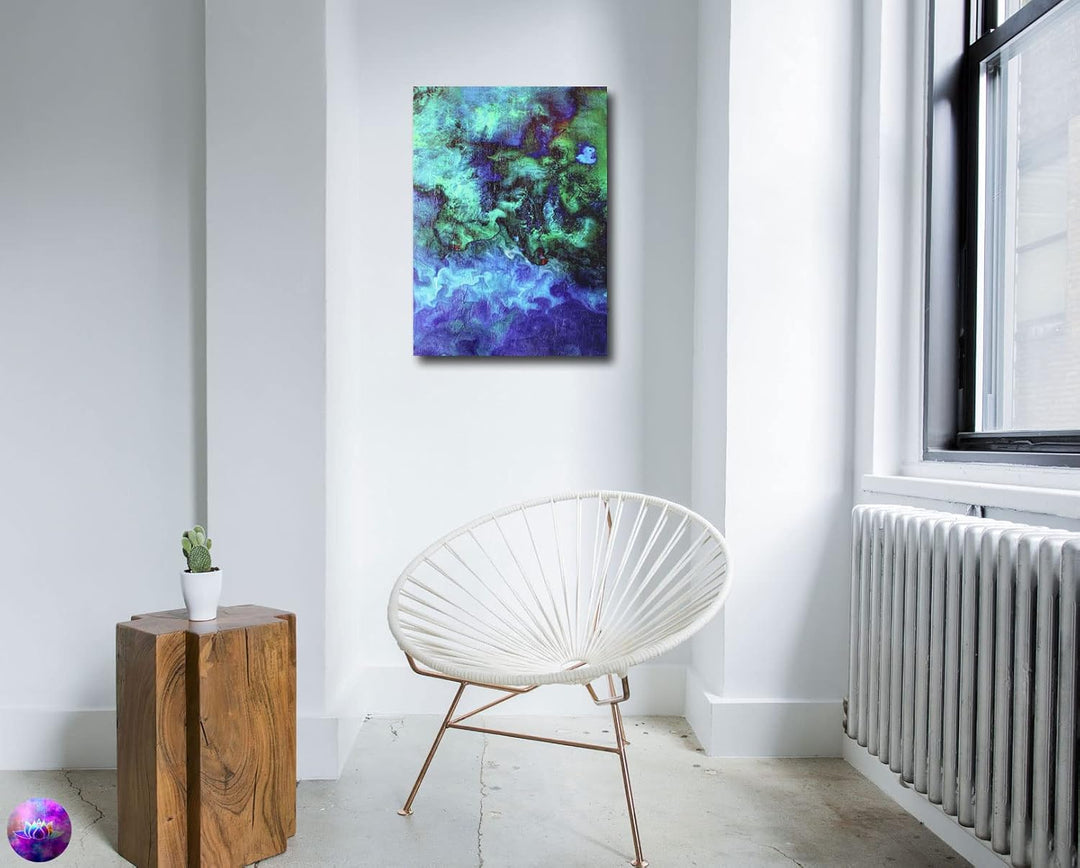 Original Gemälde Abstrakte Malerei Unikat - Strukturgemälde Acrylgemälde Moderne Kunst Wandkunst Hom