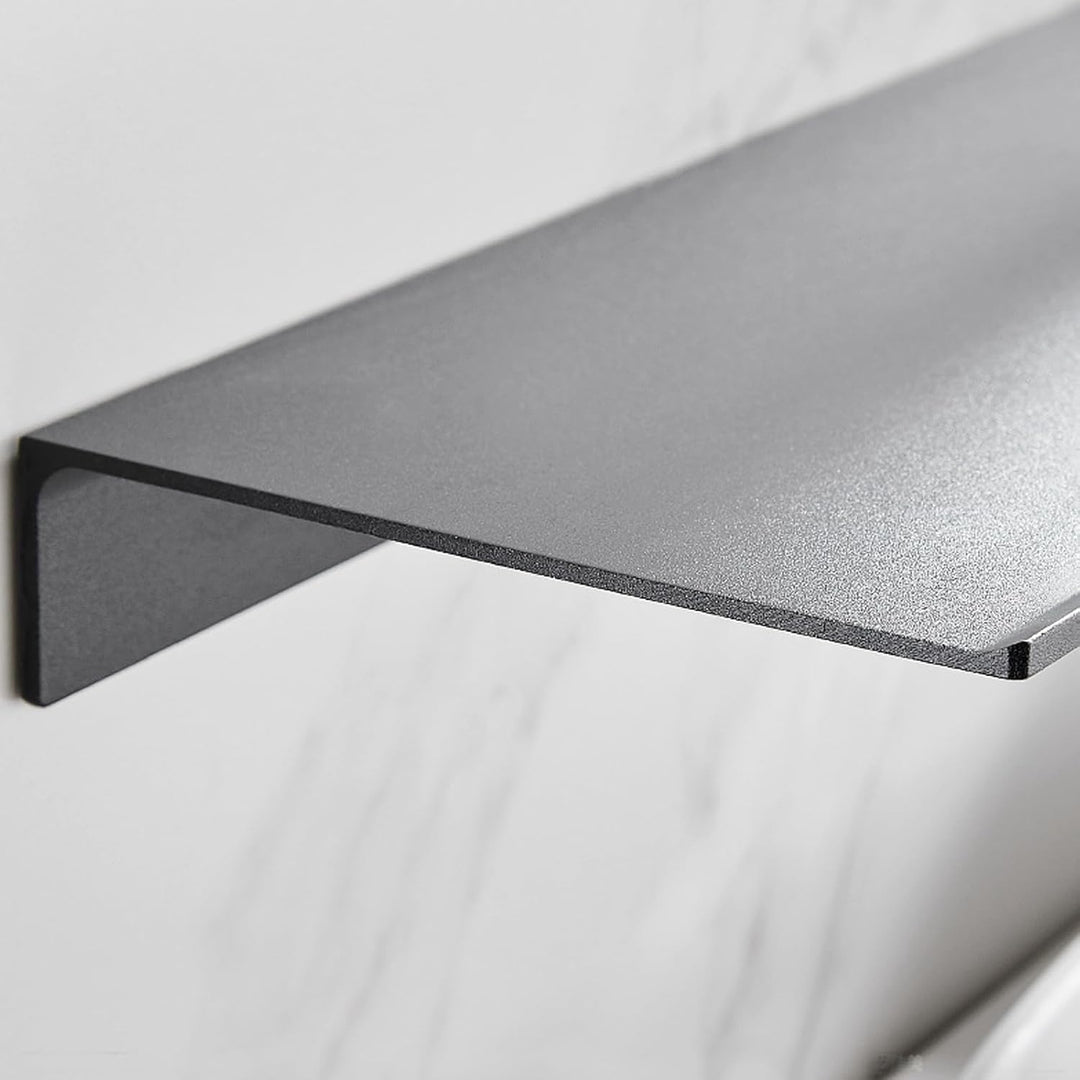 Duschregal, Duschablage Ohne Bohren, 2 Stück Badezimmer Regal 40cm & 30cm, Duschkorb Ablagen Aluminu