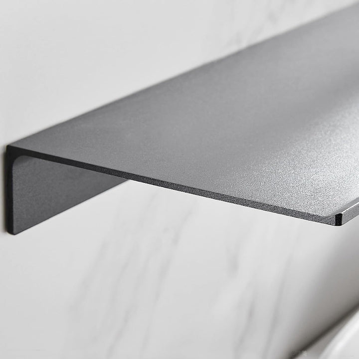 Duschregal, Duschablage Ohne Bohren, 2 Stück Badezimmer Regal 40cm & 30cm, Duschkorb Ablagen Aluminu
