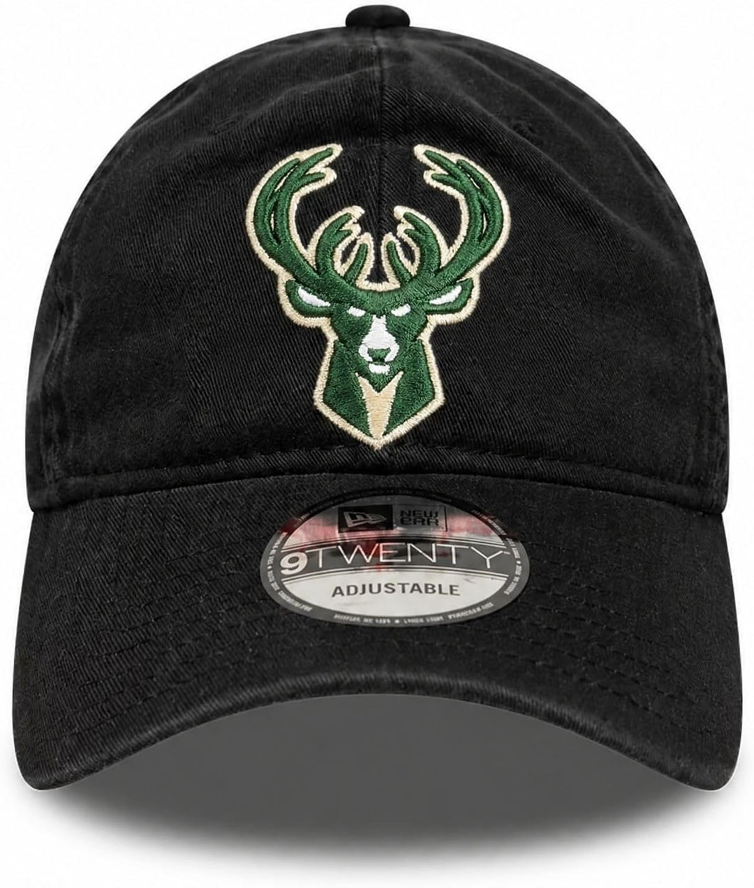 New Era NBA 9Twenty Cap Basketball Basecap verstellbar Strapback Kappe Einheitsgrösse #29-Bucks-Blac