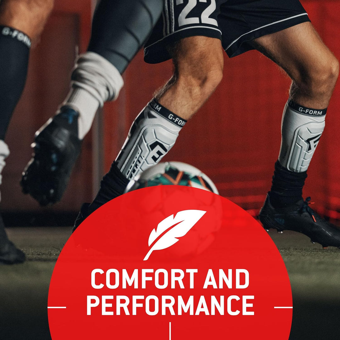 G-Form Pro-S Vento Schienbeinschützer - Fussball- und Schienbeinschützerärmel - Weiss, Jugendliche S