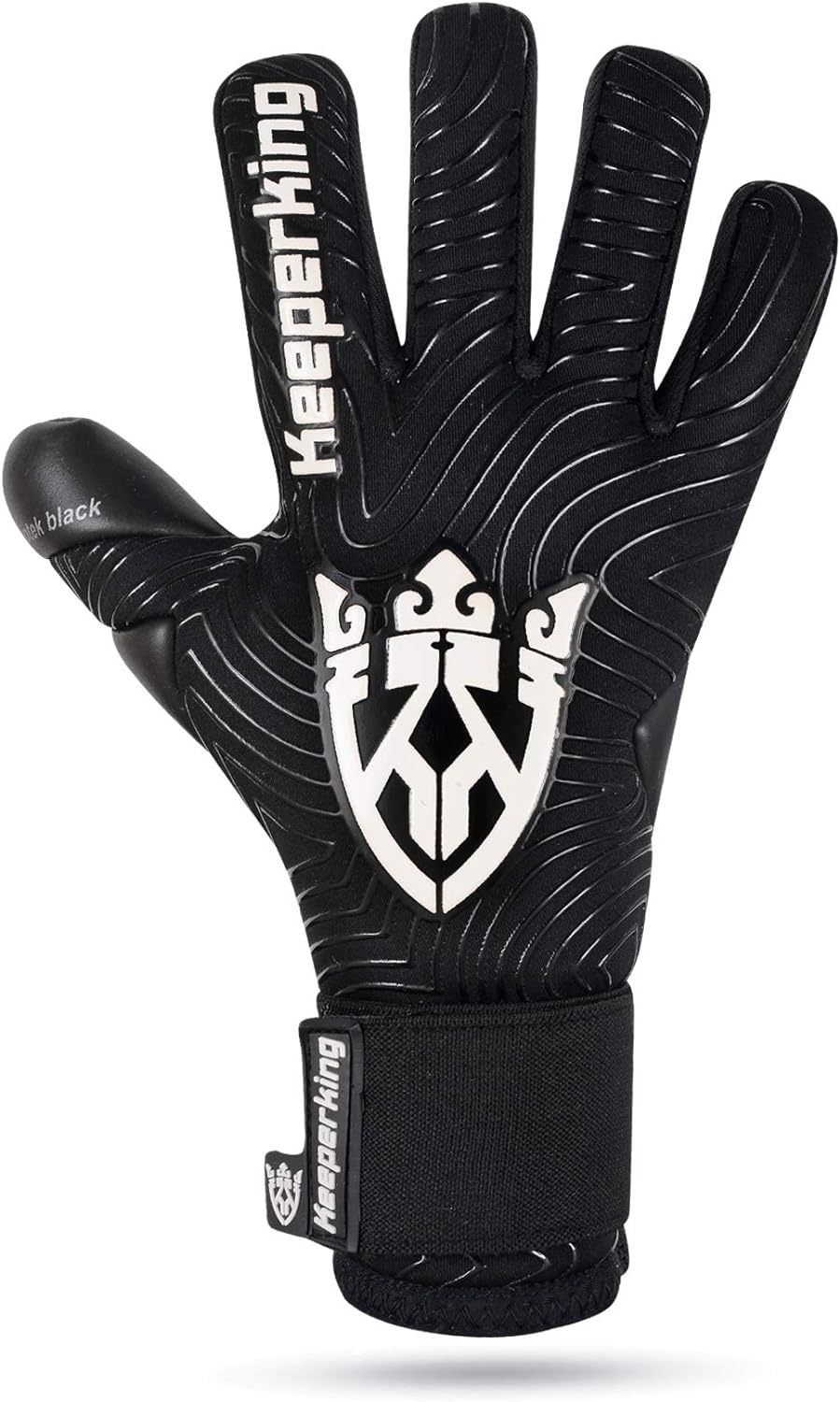 Keeperking Torwarthandschuhe für Erwachsene Fussballhandschuhe Herren Innennaht Profi Premier Grip 4