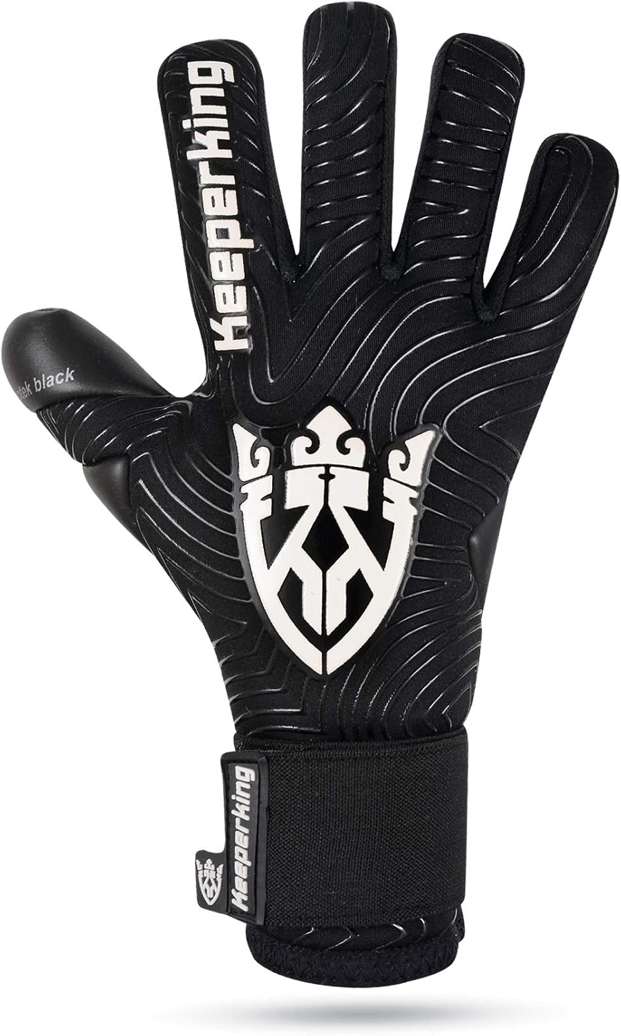Keeperking Torwarthandschuhe für Erwachsene Fussballhandschuhe Herren Innennaht Profi Premier Grip 4