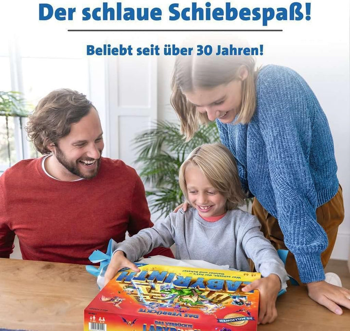 Ravensburger Familienspiel 26955 - Das verrückte Labyrinth - Gesellschaftsspiel - Spieleklassiker fü