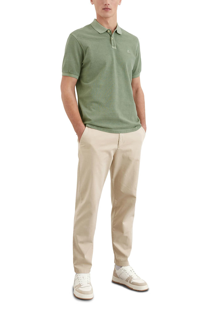 Polo, short sleeve, rib details S 438, S 438