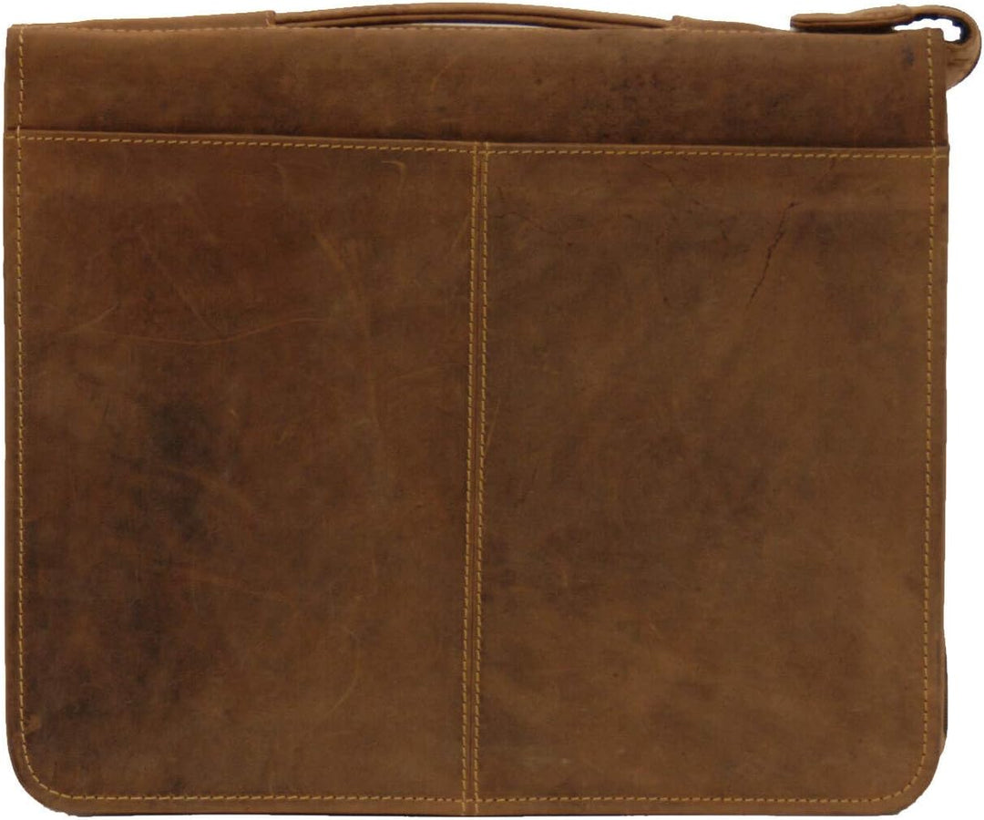 Greenburry Vintage Ringmappe Leder 29 cm Braun, Braun