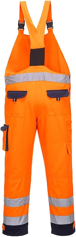 Portwest Herren Overall XL Orange / Marineblau, XL Orange / Marineblau