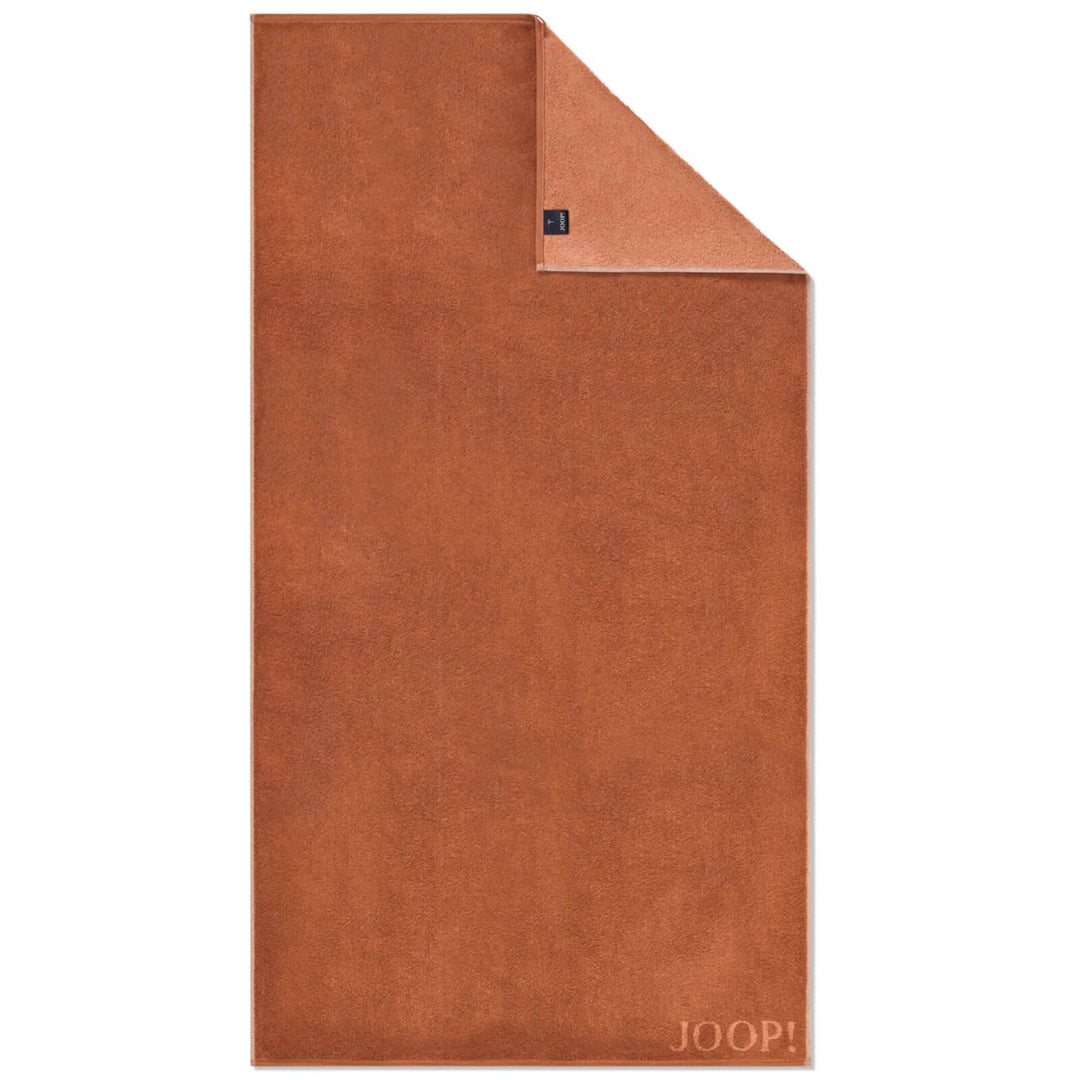 JOOP! Duschtuch Classic Doubleface 1600 | 38 kupfer - 80 x 150 Duschtuch 80x150 cm, Duschtuch 80x150