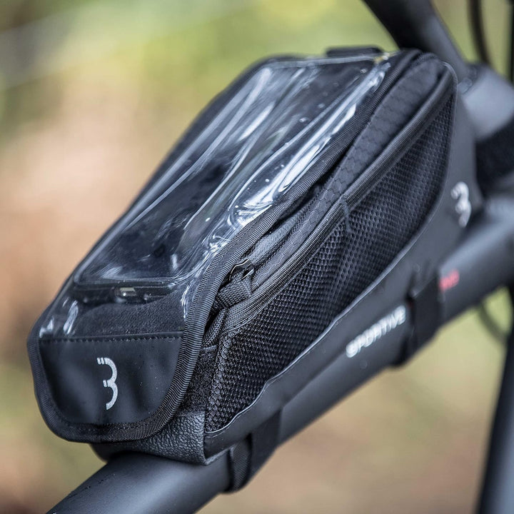 BBB Cycling Fahrradtasche TopTank | Rahmentasche Integrierter Touchfähiger Smartphone-Hülle | Oberro