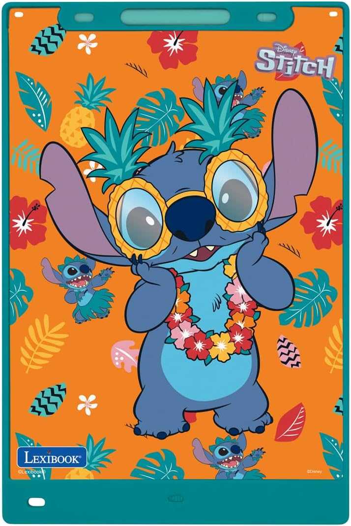 Lexibook CRT10D Disney Stitch, Magic Slate, Kunst-und Bastelspielzeug für Mädchen und Jungen, A4-For