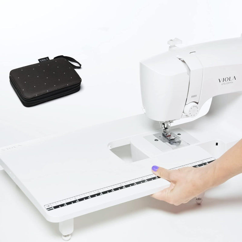 VIOLA Atelier M14 Nähmaschine mit Verlängerungstisch und Nähzubehör im Lieferumfang enthalten M14 PR