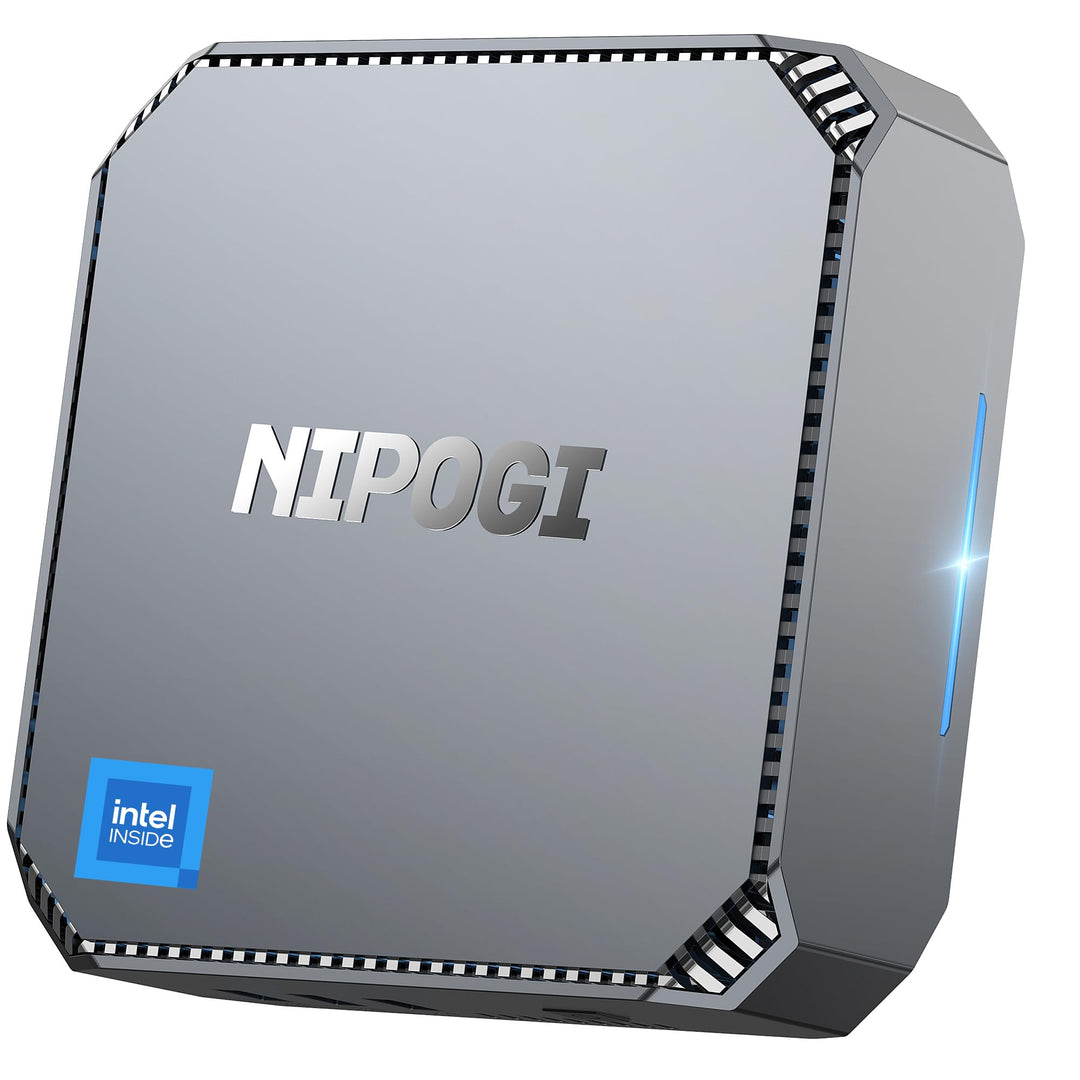 NiPoGi AK2 PLUS Mini PC, 12th Gen Intel Alder Lake-N100(bis zu 3,4 GHz), 16GB RAM 512GB M.2 SSD Mini