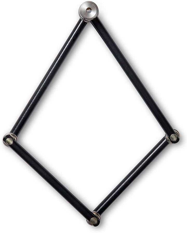 Altor APEX Faltschloss Fahrradschloss Schwarz, Schwarz
