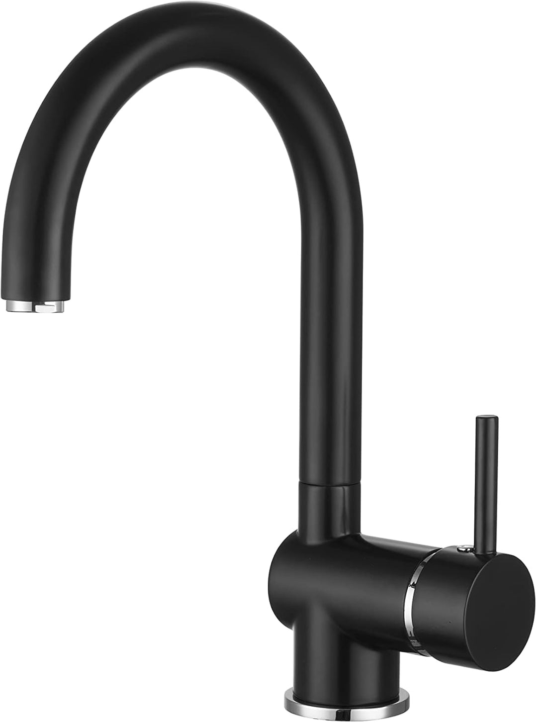 Küchenarmatur Niederdruck PRAG, matt black, rund 21 x 5.5 x 31.5 cm Matt Black, 21 x 5.5 x 31.5 cm M