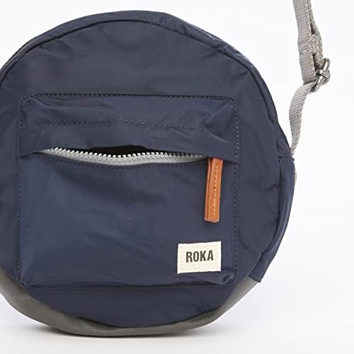 Roka London Paddington B Crossbody Sustainable Nylon Midnight, Midnight