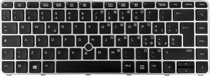 ersatztastatur Italienisch Hintergrundbeleuchtung für HP 840 G3, 745 G3, 840 G4, 745 G4 Backlit Ital