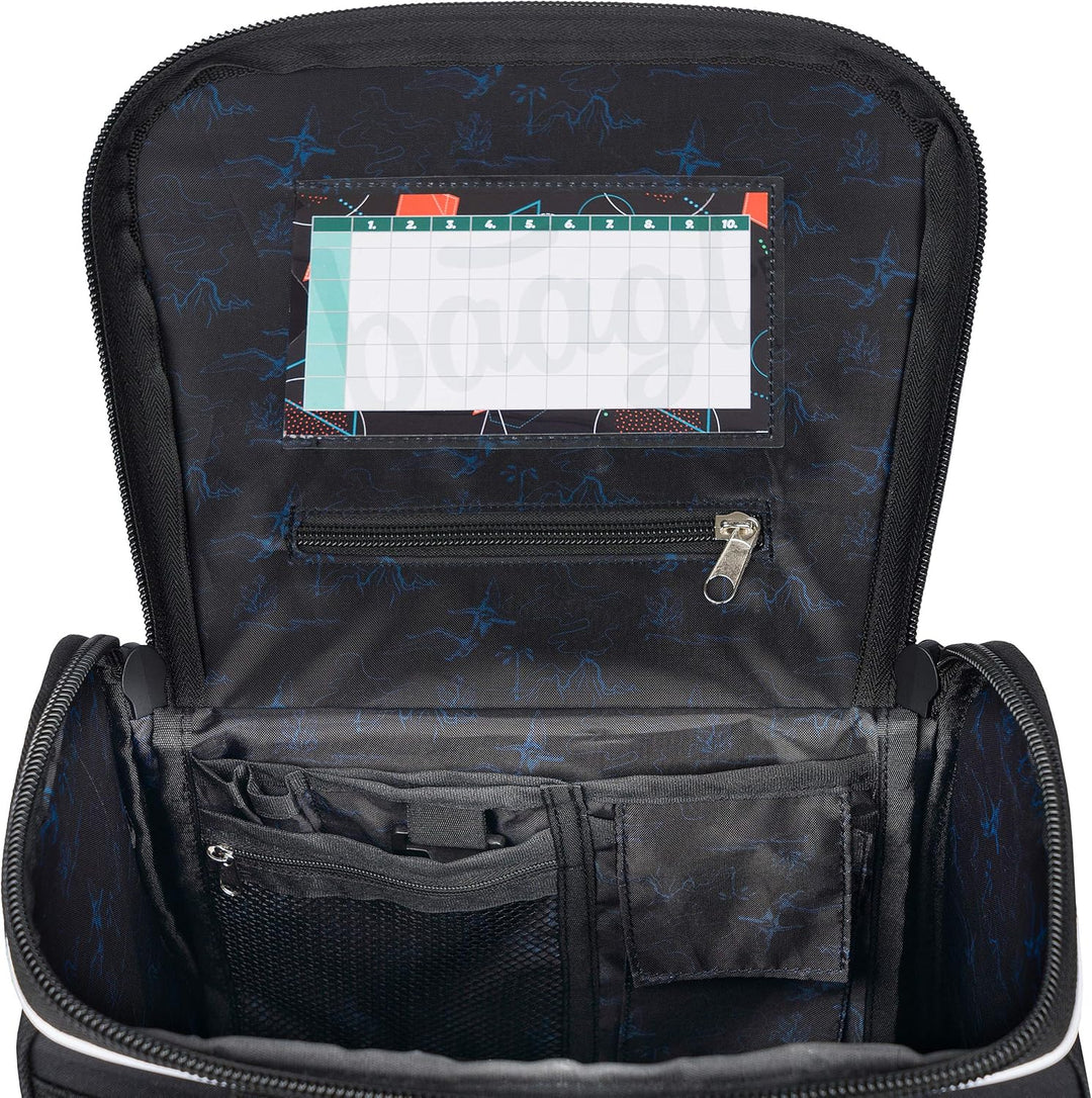 Baagl Schulranzen Jungen Mädchen Set 3 Teilig - Zippy Schultasche für 1. Klasse - Grundschule Ranzen