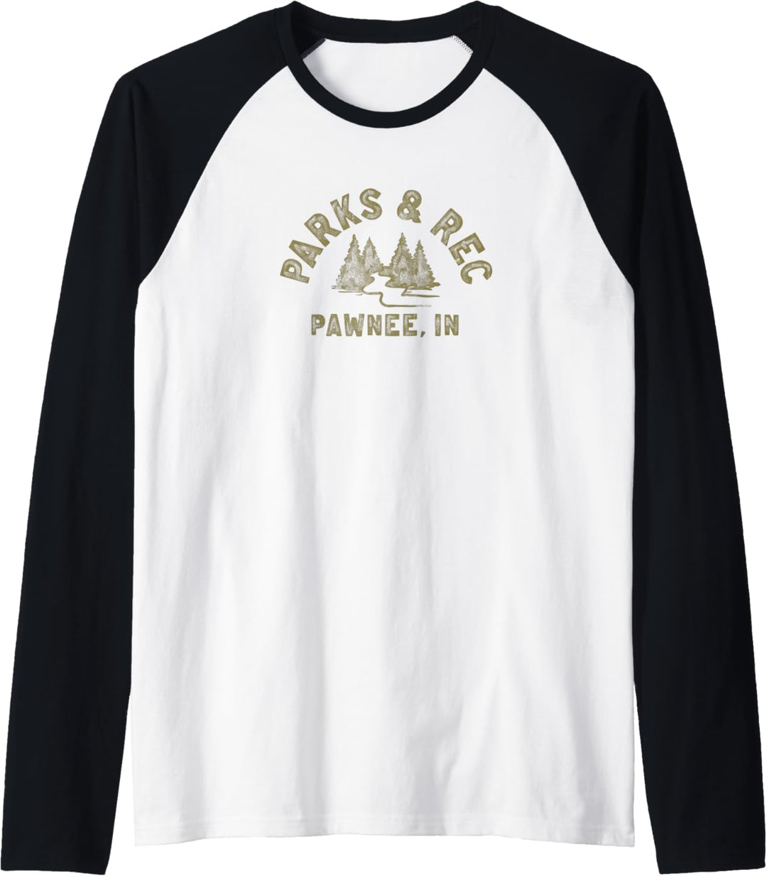 Parks & Recreation Vintage Parks und Rec Raglan