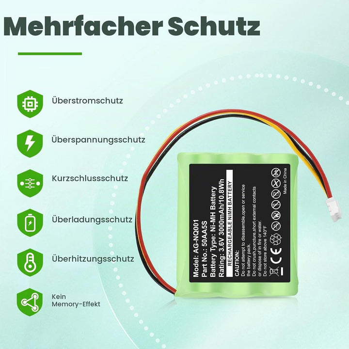 3000mAh 50AA5S Akku für Toniebox Tonie Box Lautsprecher Ersatzteilnummer 50AA5S