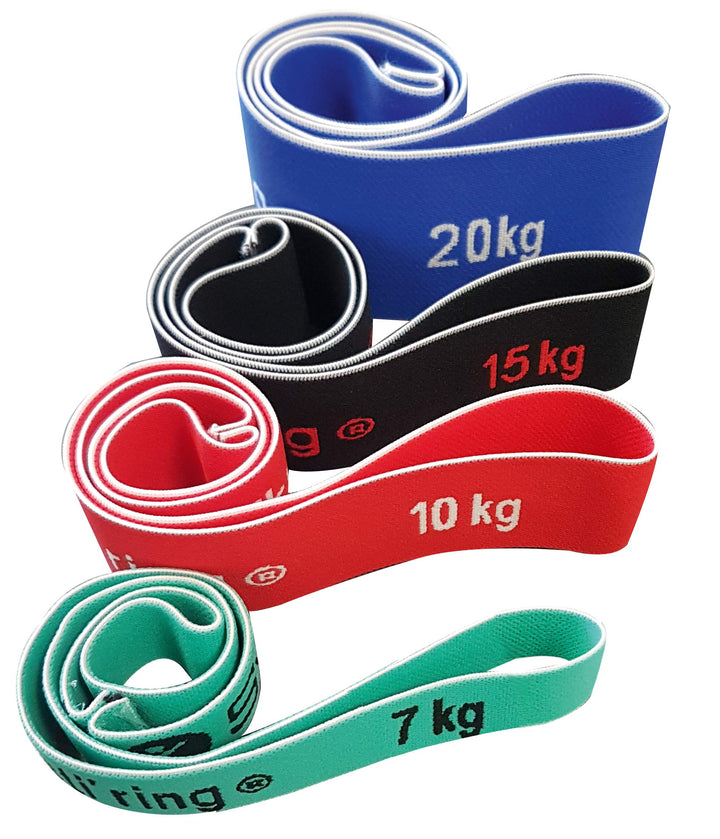 Sveltus Elasti'ring Set mit 4 elastischen Bändern, Unisex, Erwachsene, Mehrfarbig Einzigartig, Einzi