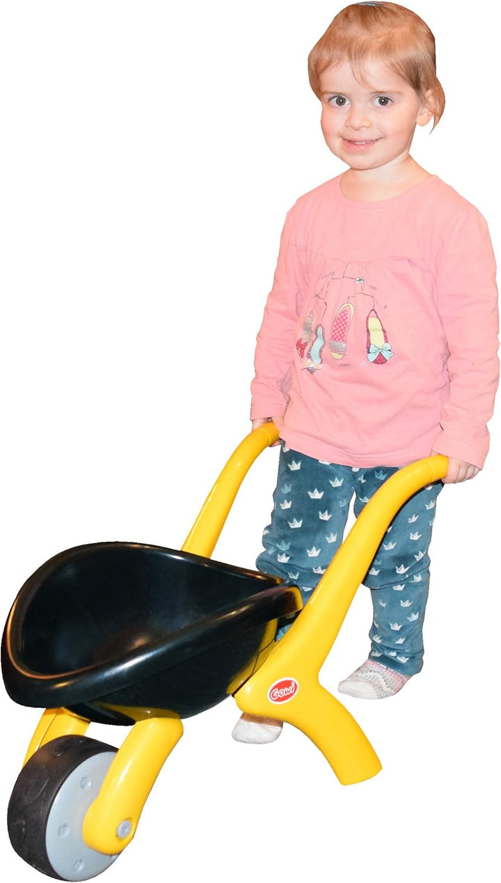 GOWI Design Schubkarre Sand Sandspielzeug (Black) Schwarz, Schwarz