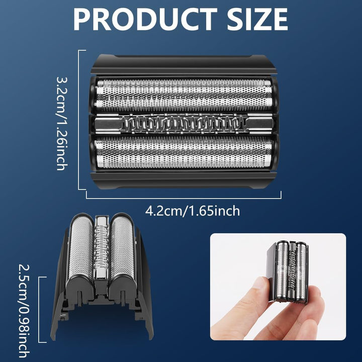 ACWOO Braun Series 5 Scherkopf, Scherkopf Braun Serie 5, Elektrorasierer, Ersatzscherteil Kompatibel