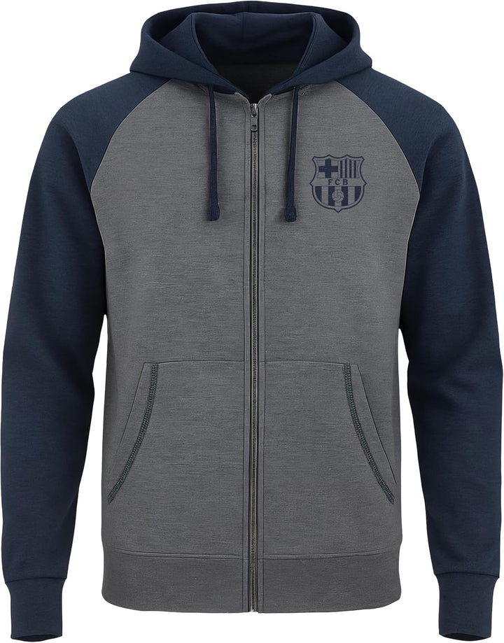 Icon Sports Herren Full-Zip Lightweight Hoodie Leichter Kapuzenpullover mit durchgehendem Reissversc
