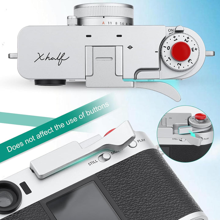 Haoge THB-XHALF-S THB-XHALF-S Daumengriff aus Metall für Fujifilm X Halbkamera, digitales Zubehör, X
