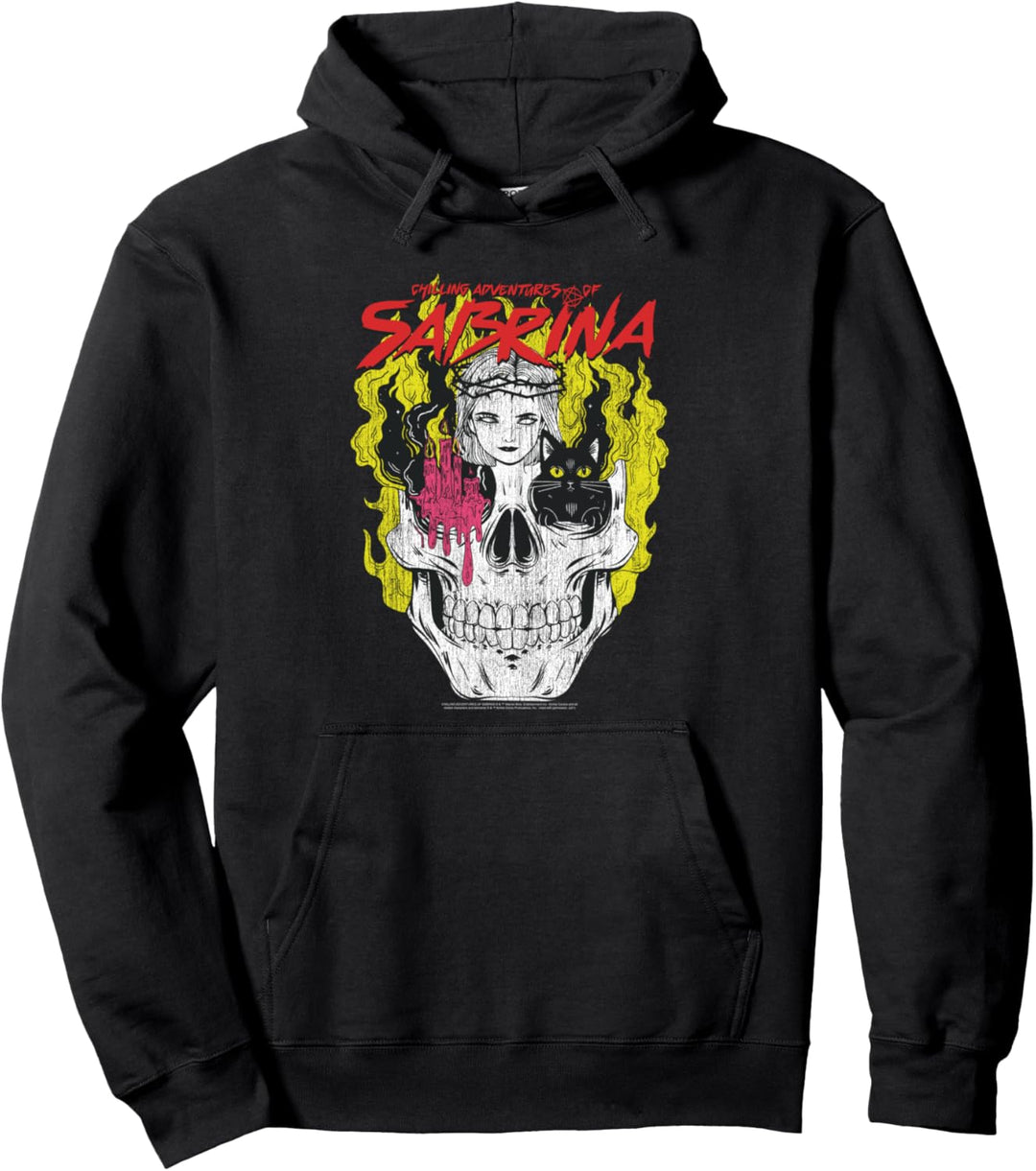 Die erschreckenden Abenteuer von Sabrina Icon Skull Pullover Hoodie