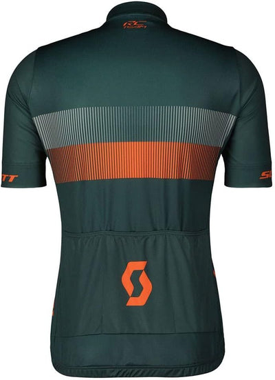 Scott RC Team 10 Fahrrad Trikot kurz schwarz/grau 2024 M Aruba Green/Braze Orange, M Aruba Green/Bra