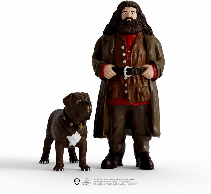 schleich 42638 Hagrid & Fang, ab 6 Jahren, Harry Potter - Spielfigur, 8 x 11,5 x 13 cm, Mehrfarbig/M