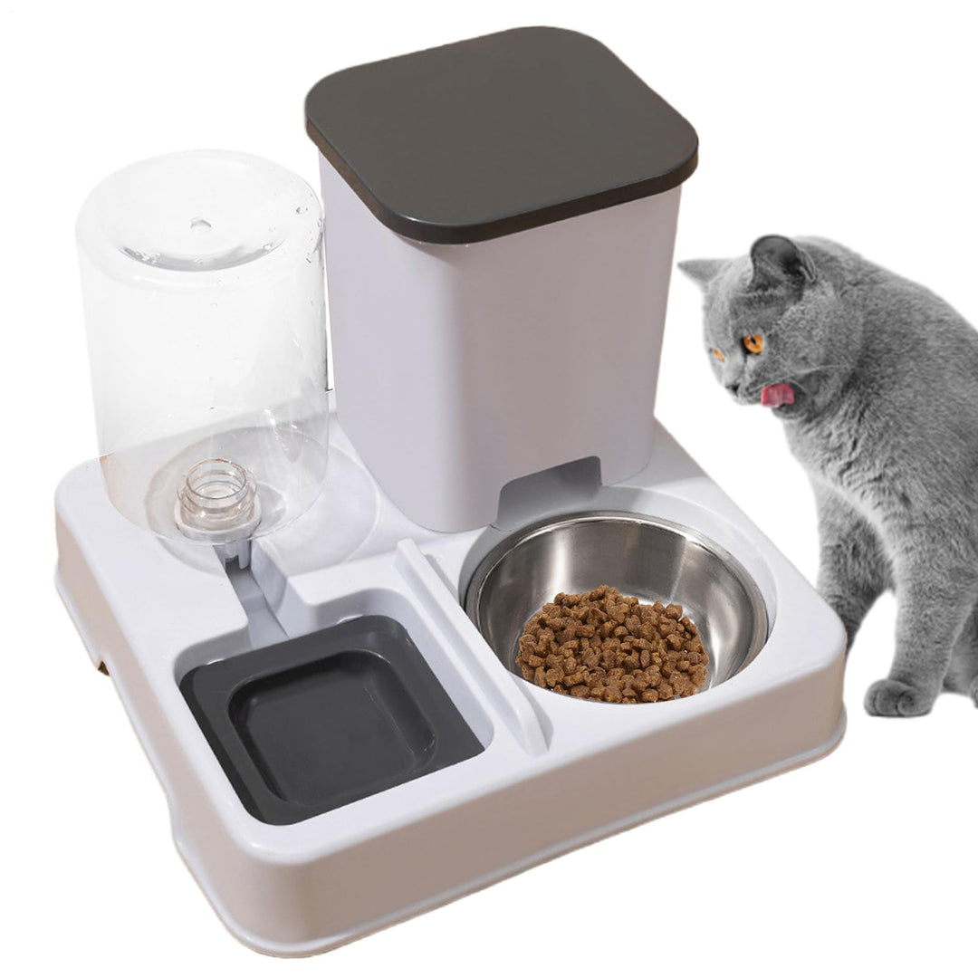Katzenfutterautomat | Katzenfutterautomat Und Trinkbrunnen Für Innenbereich,Für Kitten Welpen Und Kl