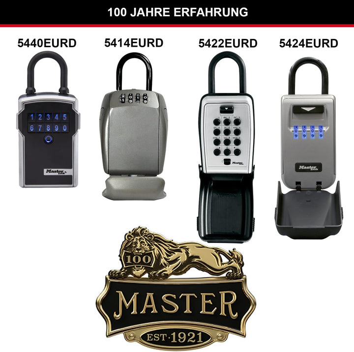 Master Lock Schlüsseltresor Extra Sicherheit, Wandhalterung, Aussen, 18.8 x 10.5 x 4.6 cm, Schlüssel