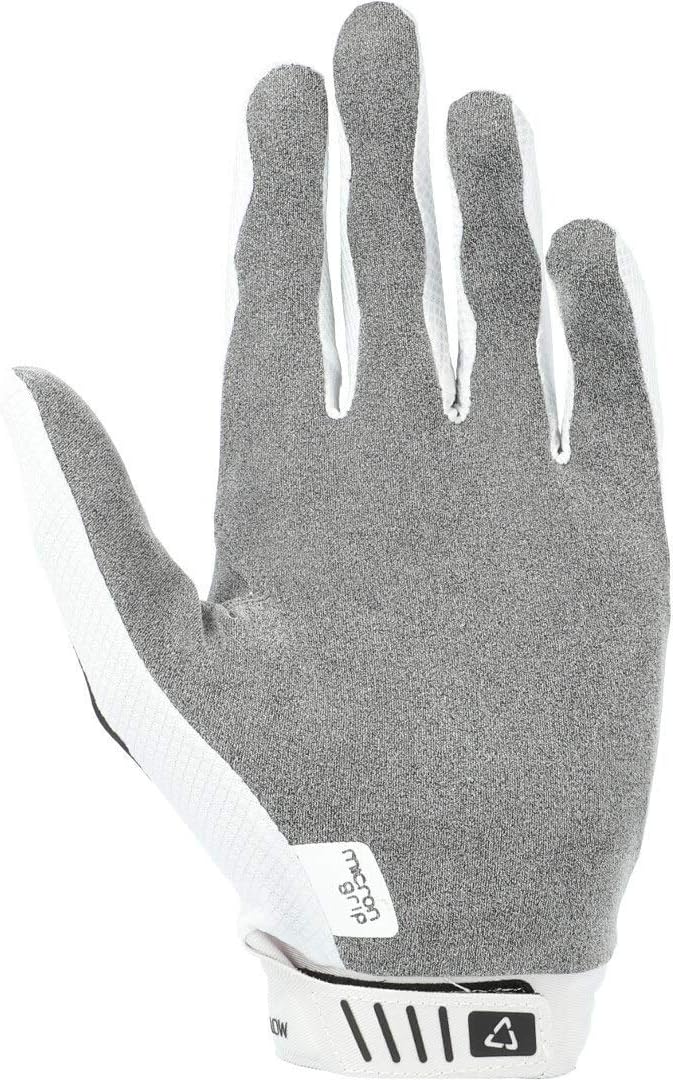 Leatt Handschuhe Moto 1.5 GripR Schwarz/Weiss Weiss M, Weiß M