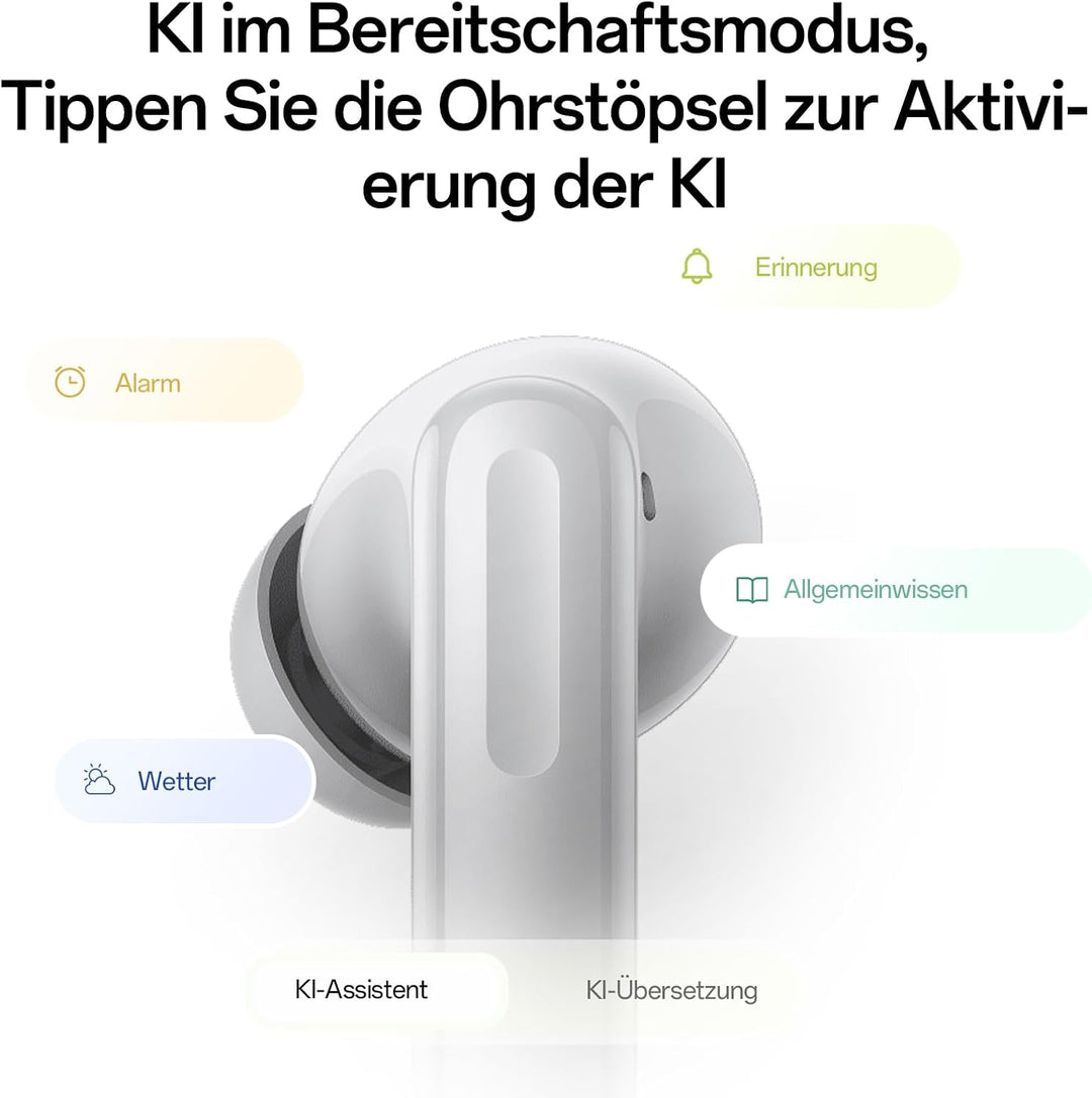 OnePlus Nord Buds 4 Pro Kabellose Bluetooth Kopfhörer ANC, TWS Ohrhörer mit 12mm Dynamic Treiber, LH