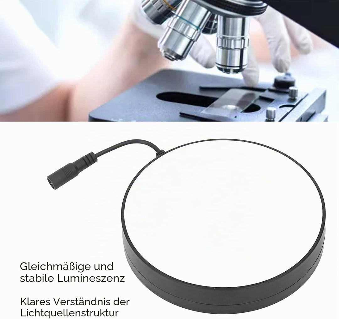 Mikroskop-LED-Licht AC 0~250 V Universallichtquelle Ringständer Lichtmikroskop-Lichtquelle für Labor
