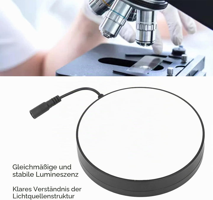 Mikroskop-LED-Licht AC 0~250 V Universallichtquelle Ringständer Lichtmikroskop-Lichtquelle für Labor