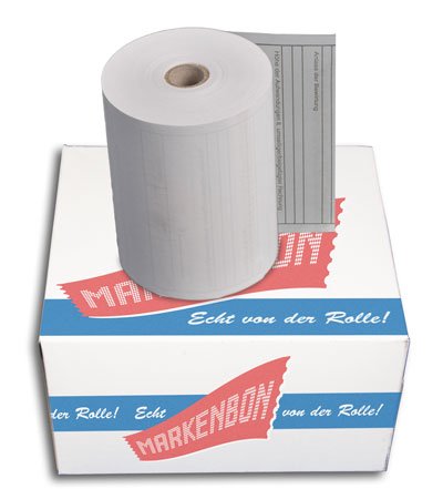 Thermorollen BPA frei mit Bewirtungsdruck 80m für Epson TMT 80 (30 Rollen) von markenbon