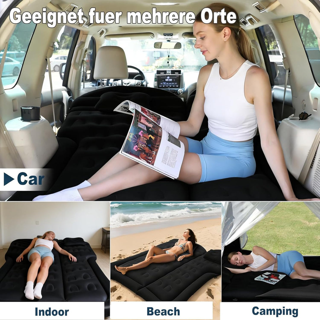 SUV Luftmatratze Autobett aufblasbare Matratze für LKW Rücksitz - Faltbare Luftmatratze mit elektris
