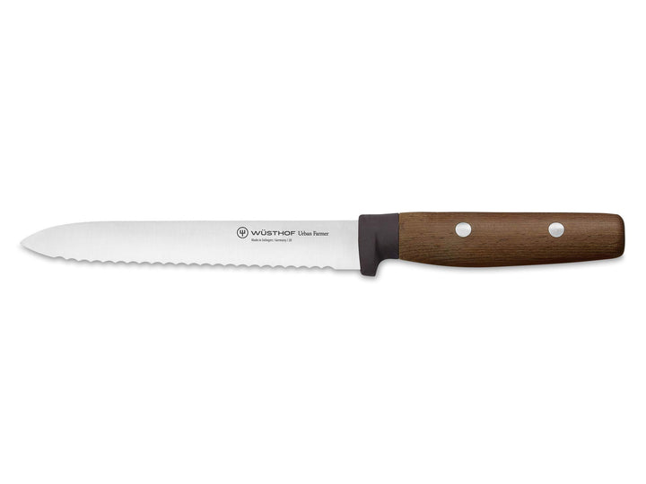 WÜSTHOF Urban Farmer Aufschnittmesser 14 cm, Braun 14 cm Aufschnittmesser Single, 14 cm Aufschnittme