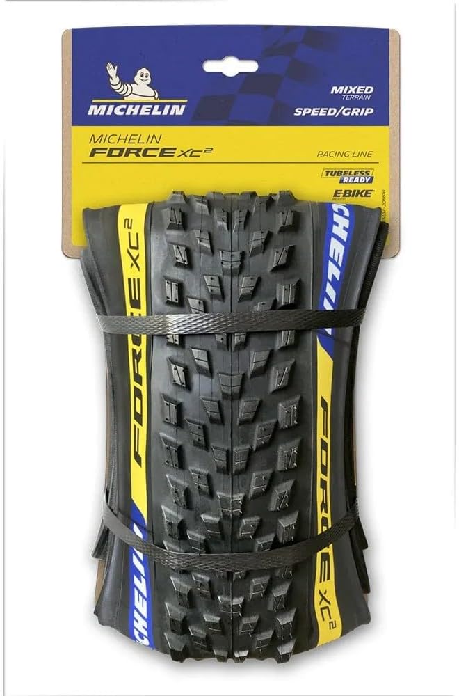 MICHELIN Unisex – Erwachsene Force Xc Competition Faltbar Fahrradreife 1size Schwarz, 1size Schwarz