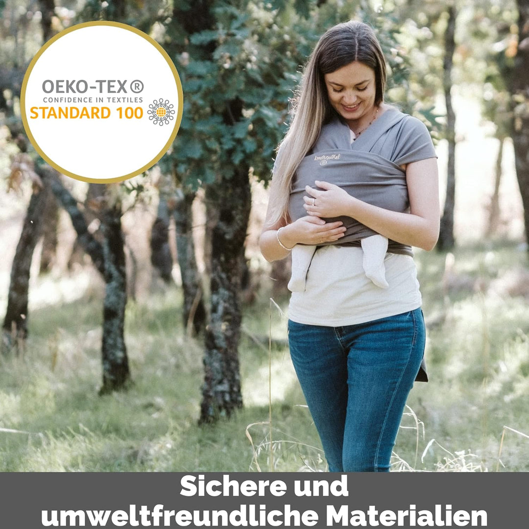 Amarsupiel|Elastisches, ergonomisches, sicheres und benutzerfreundliches Tragetuch | Babytrage für N