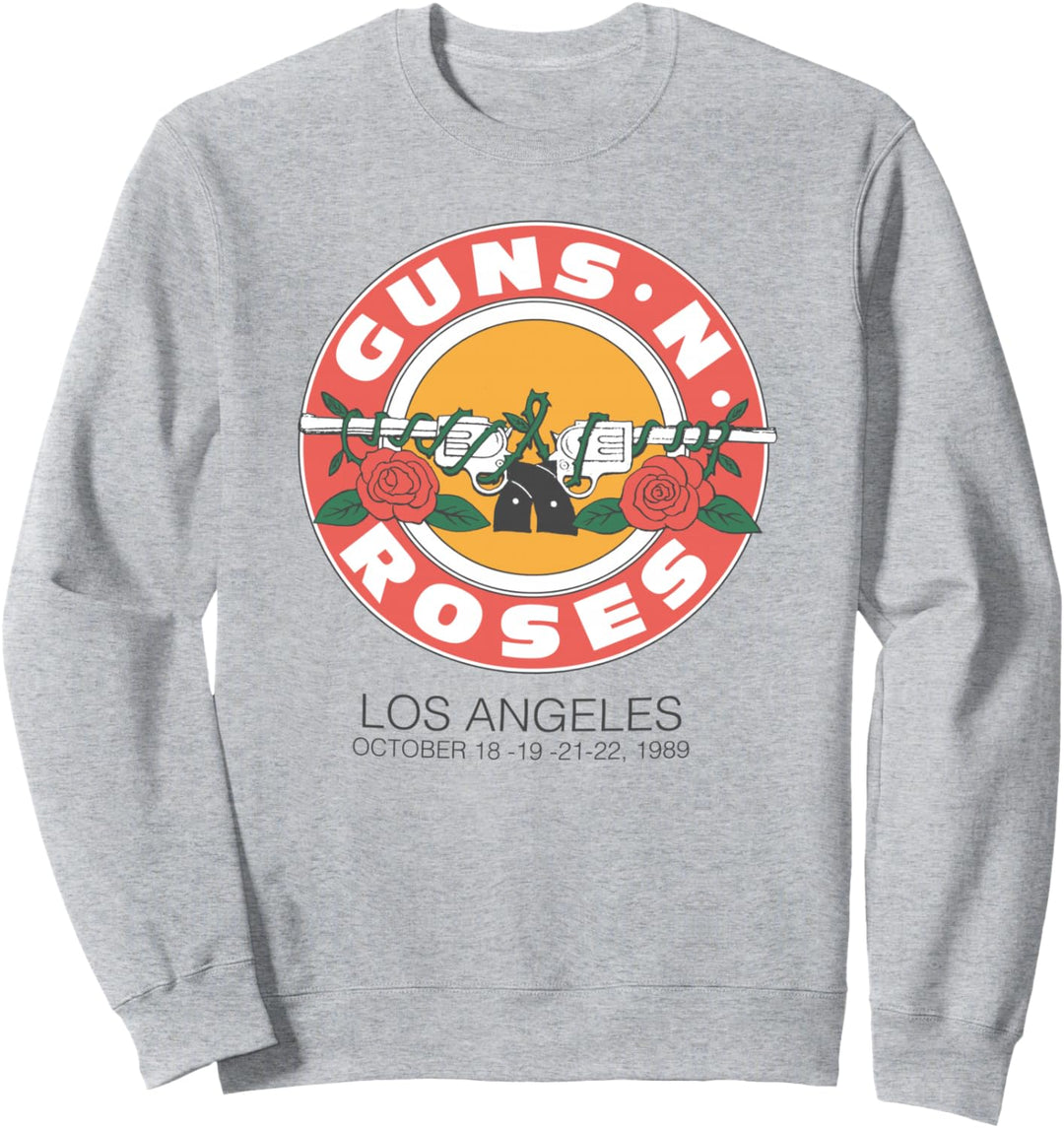 Offizielle Guns N' Roses 1989 Bullet Seal LA Sweatshirt